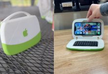 Фото - iPhone «превратили» в ноутбук Apple iBook G3 при помощи соотвующего аксессуара