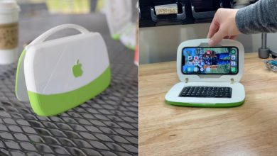 Фото - iPhone «превратили» в ноутбук Apple iBook G3 при помощи соотвующего аксессуара