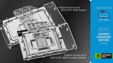 Фото - Alphacool представила водоблоки Eisblock Aurora для GeForce RTX 4090 FE и MSI SUPRIM