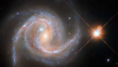 Фото - Космический телескоп Hubble сфотографировал спиральную галактику, похожую на Млечный путь