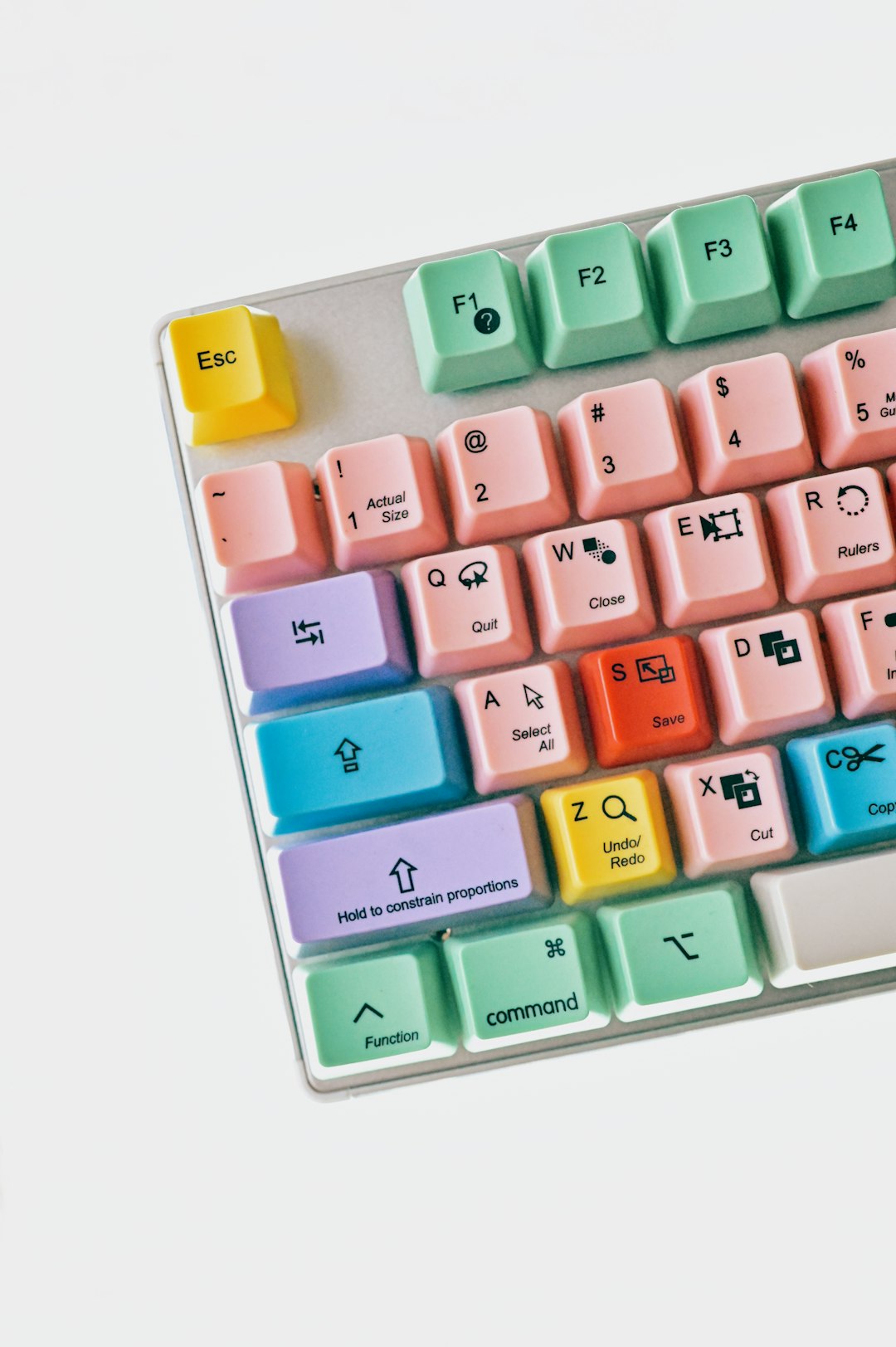 why-choose-us colorfull keyboard white background